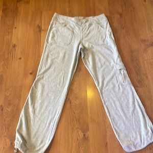 Light gray cargo joggers